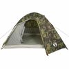 vidaXL Tente de camping &agrave; d&ocirc;me 4 personnes camouflage imperm&eacute;able