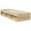 vidaXL Cadre de lit Chêne Sonoma 75 x 190 cm Bois d'ingénierie