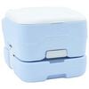 vidaXL Toilette de Camping Bleu Clair et Blanc 41,5 x 36,5 x 30 cm