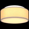 vidaXL Lampe de plafond Taupe 30 x 13,5 cm tissu