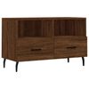vidaXL Meuble TV Ch&ecirc;ne marron 80x36x50 cm Bois d'ing&eacute;nierie