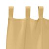 vidaXL Rideaux occultants avec anneaux 2 pcs Beige 245 x 140 cm