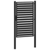 vidaXL Portail de jardin verrouillable noir 100x150 cm aluminium