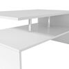 vidaXL Table basse Bois d'ingénierie 90x59x42 cm Blanc
