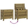 vidaXL Salon de jardin 11 pcs bois de pin impr&eacute;gn&eacute;