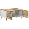 vidaXL Table basse 80x50x40 cm bois de manguier massif