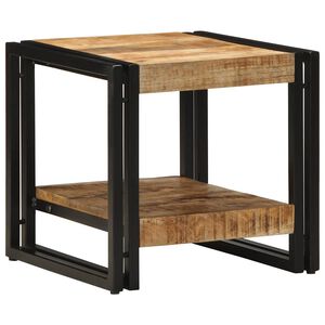 vidaXL Table basse Marron 40 x 40 x 38 cm Bois de mangue massif