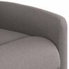 vidaXL Fauteuil de massage inclinable électrique Taupe Tissu