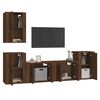 vidaXL Ensemble de meubles TV 5 pcs Ch&ecirc;ne marron Bois d'ing&eacute;nierie