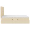 vidaXL Lit de Rangement Cr&egrave;me 140 x 200 cm Cuir synth&eacute;tique