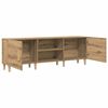 vidaXL Meuble TV ch&ecirc;ne artisanal 150 x 30 x 50 cm Bois d'ing&eacute;nierie