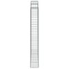 vidaXL Paniers &agrave; gabions arqu&eacute;s 9 pcs 200x30x220/240 cm fer galvanis&eacute;