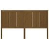 vidaXL Tête de lit Marron miel 205,5x4x100 cm Bois massif de pin