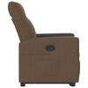 vidaXL Fauteuil inclinable Marron Tissu