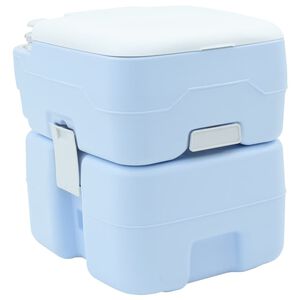 vidaXL Toilette de Camping Bleu 41.5 x 36.5 x 42 cm