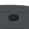 vidaXL Fauteuil inclinable Gris Similicuir