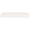 vidaXL Cadre de lit sans matelas blanc bois massif 75x190 cm