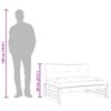 vidaXL Canap&eacute; central 120x80 cm bois massif douglas