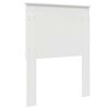 vidaXL T&ecirc;te de lit Blanc Brillant 75 cm Bois d'ing&eacute;nierie