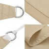 vidaXL Voile de parasol tissu oxford carr&eacute; 2,5x2,5 m beige