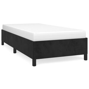 vidaXL Cadre de lit sans matelas noir 90x200 cm velours
