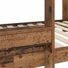 vidaXL Lit Superpos&eacute; pour Enfants avec matelas Bois ancien 80 x 160 cm