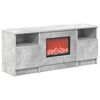 vidaXL Chemin&eacute;e &eacute;lectrique B&eacute;ton 98 x 28,5 x 40,5 cm Bois d'ing&eacute;nierie