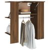 vidaXL Armoire de couloir Ch&ecirc;ne marron 97,5x37x99 cm Bois d'ing&eacute;nierie
