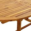 vidaXL Ensemble &agrave; manger de jardin 5pcs bois d'acacia solide textil&egrave;ne