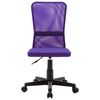 vidaXL Chaise de bureau Violet 44x52x100 cm Tissu en maille
