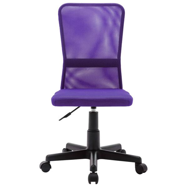 vidaXL Chaise de bureau Violet 44x52x100 cm Tissu en maille
