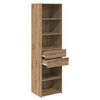 vidaXL Haut Armoire avec tiroir Ch&ecirc;ne artisanal 50 x 42,5 x 185 cm