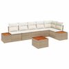 vidaXL Ensemble de canap&eacute; de jardin 6 pc 6-Nombre de places
