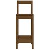 vidaXL Ensemble de bar 5 pcs Marron miel Bois de pin massif
