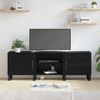 vidaXL Meuble TV Ch&ecirc;ne noir 150 x 30 x 50 cm Bois d'ing&eacute;nierie