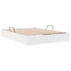 vidaXL Lit de Rangement avec matelas Blanc pur 140 x 190 cm Faux cuir