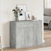 vidaXL Buffet Gris b&eacute;ton 88x30x70 cm Bois d'ing&eacute;nierie