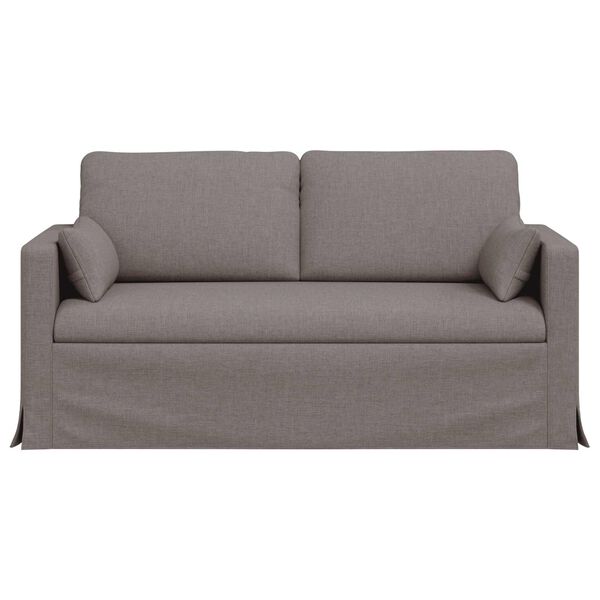 vidaXL Canap&eacute; Taupe Dimensions globales: 158 x 78 x 80 cm (l x P x H)