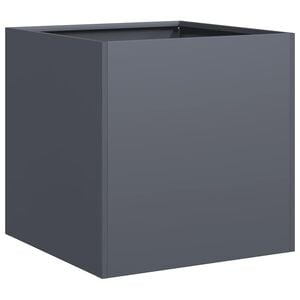 vidaXL Jardini&egrave;re anthracite 40x40x40 cm acier lamin&eacute; &agrave; froid