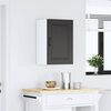 vidaXL Armoire murale de cuisine Porto noir bois d'ing&eacute;nierie
