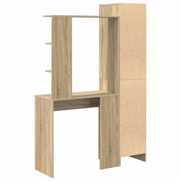 vidaXL Bureau 2 pcs Chêne Sonoma