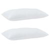 vidaXL Couette avec Oreillers 3 pcs Blanc Microfibre et Plumes D'oie