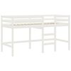 vidaXL Lit mezzanine pour enfants avec rideaux sans matelas 80x200 cm