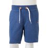 Short pour enfants avec cordon de serrage mélange bleu foncé 104
