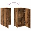 vidaXL Armoire rangement vieux bois 50x45x103,5 cm bois d&rsquo;ing&eacute;nierie