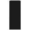 vidaXL Bibliothèque noir 80x30x76,5 cm bois d'ingénierie