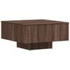 vidaXL Table basse Ch&ecirc;ne marron 60x60x31,5 cm Bois d'ing&eacute;nierie