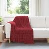 vidaXL Jet&eacute; Rouge Bordeaux 150 x 130 cm Toison
