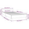 vidaXL Cadre de lit sans matelas vert foncé 80x200 cm velours
