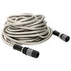 vidaXL Tuyau d'arrosage et buse de pulv&eacute;risation argent&eacute; 0,6" 15m inox
